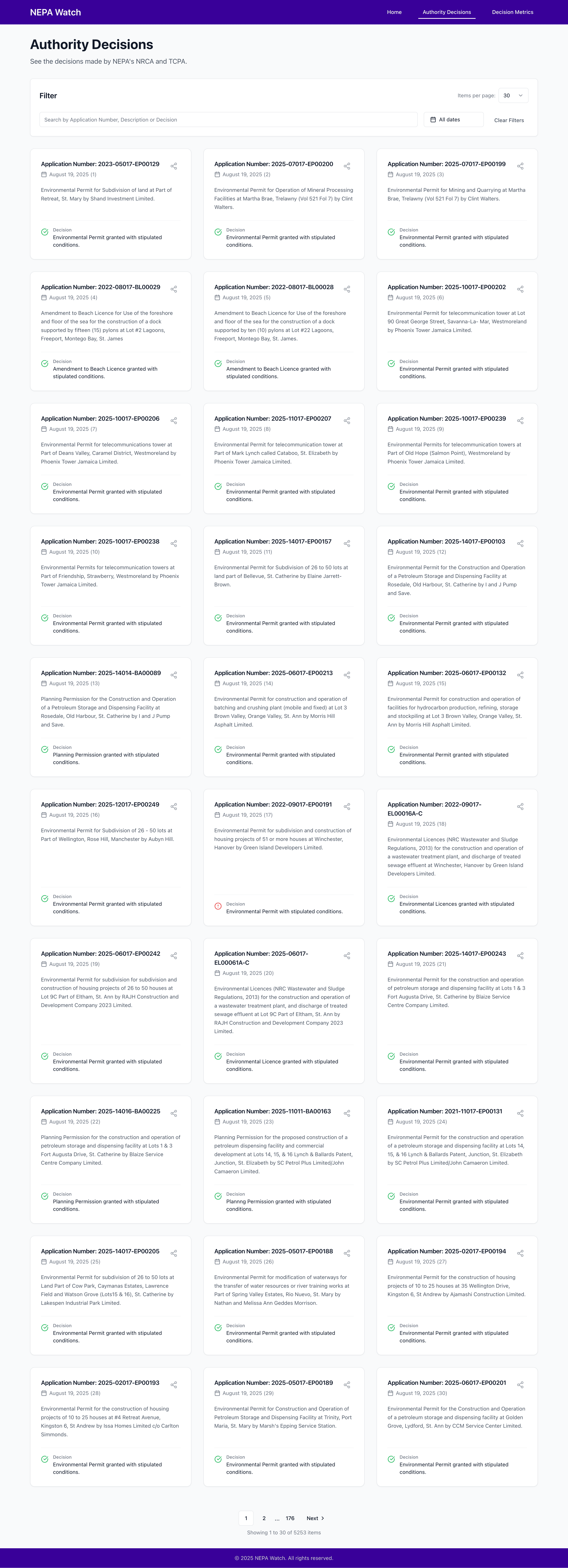 NEPA Watch screenshot